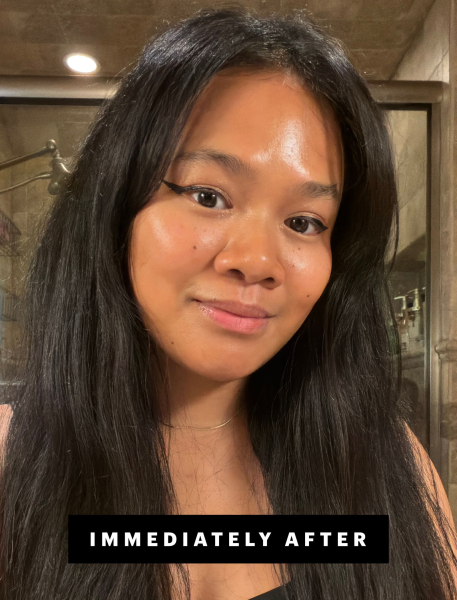 Jesa Marie Calaor wearing winged eyeliner