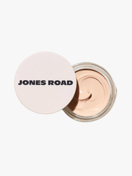 Jones Road Beauty What the Foundation in branded component on a light gray background